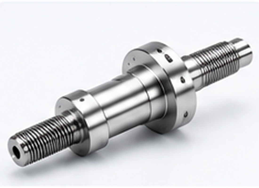 High-strength CNC-turned shaft component